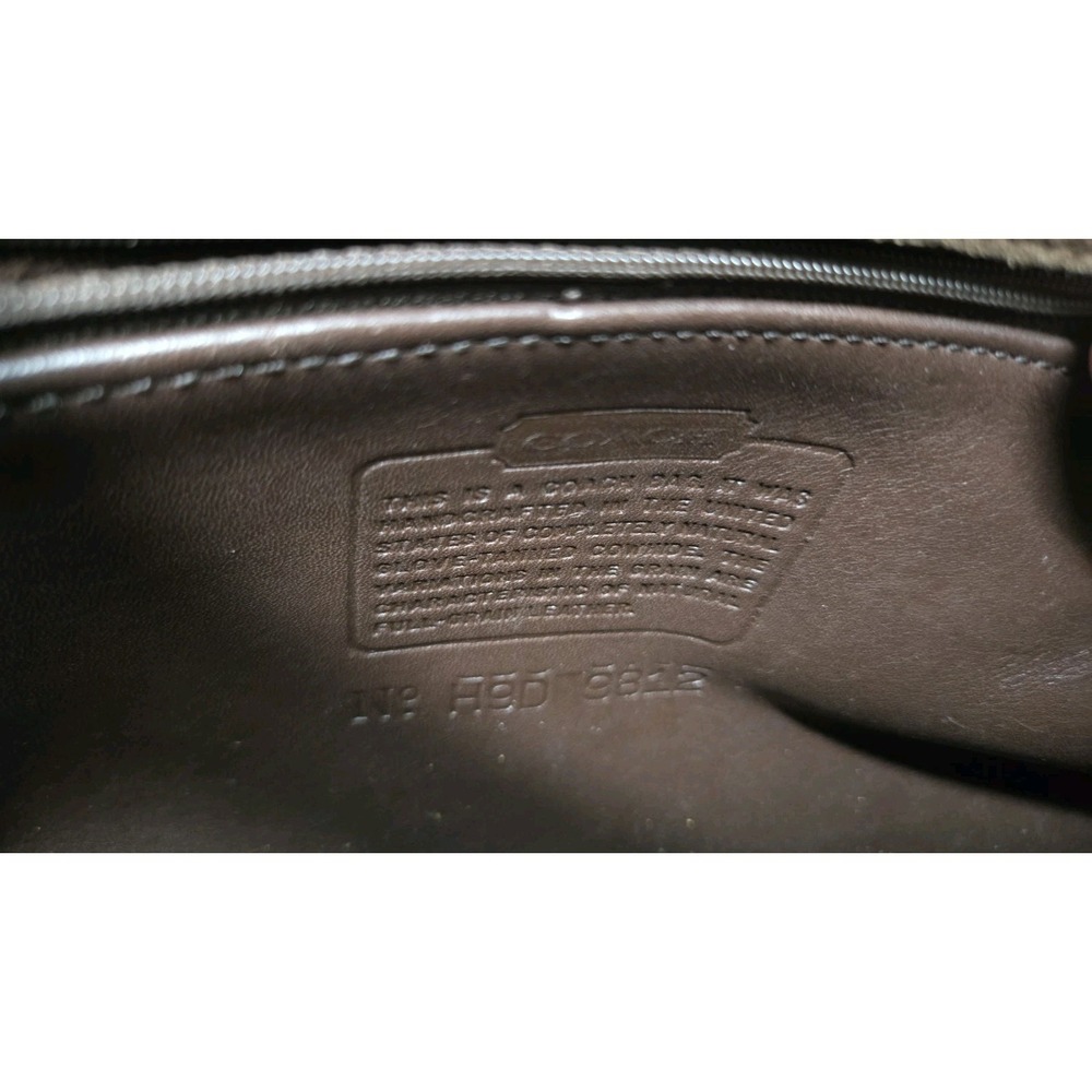 Coach Vintage Ridgefield Flap 9812 Crossbody Bag Tan / Brown - Picture 9 of 13